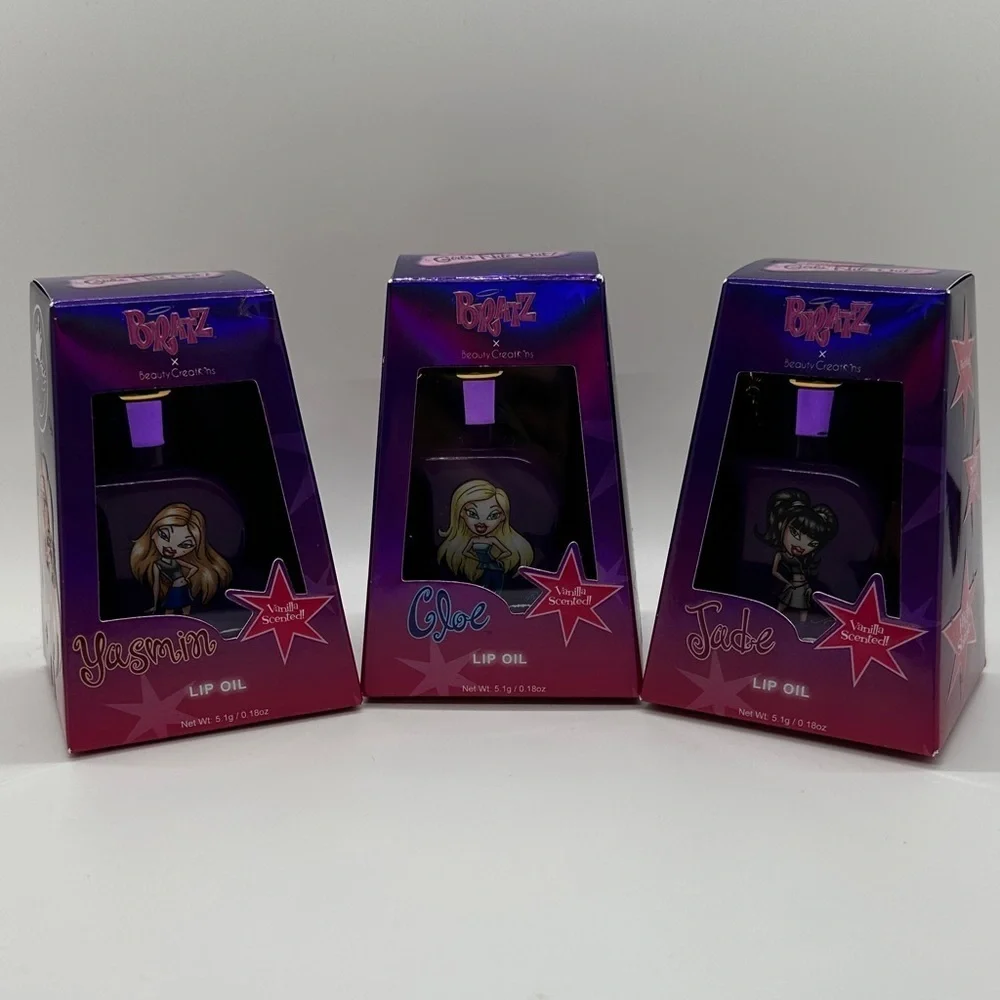 Bratz! Beauty Creations Lip Oil. Set of 3. BNIB